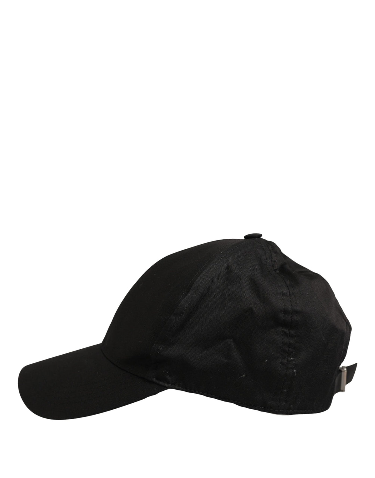 Dolce & Gabbana Men Black Cotton Baseball Cap 6 Panels Hat schwarz