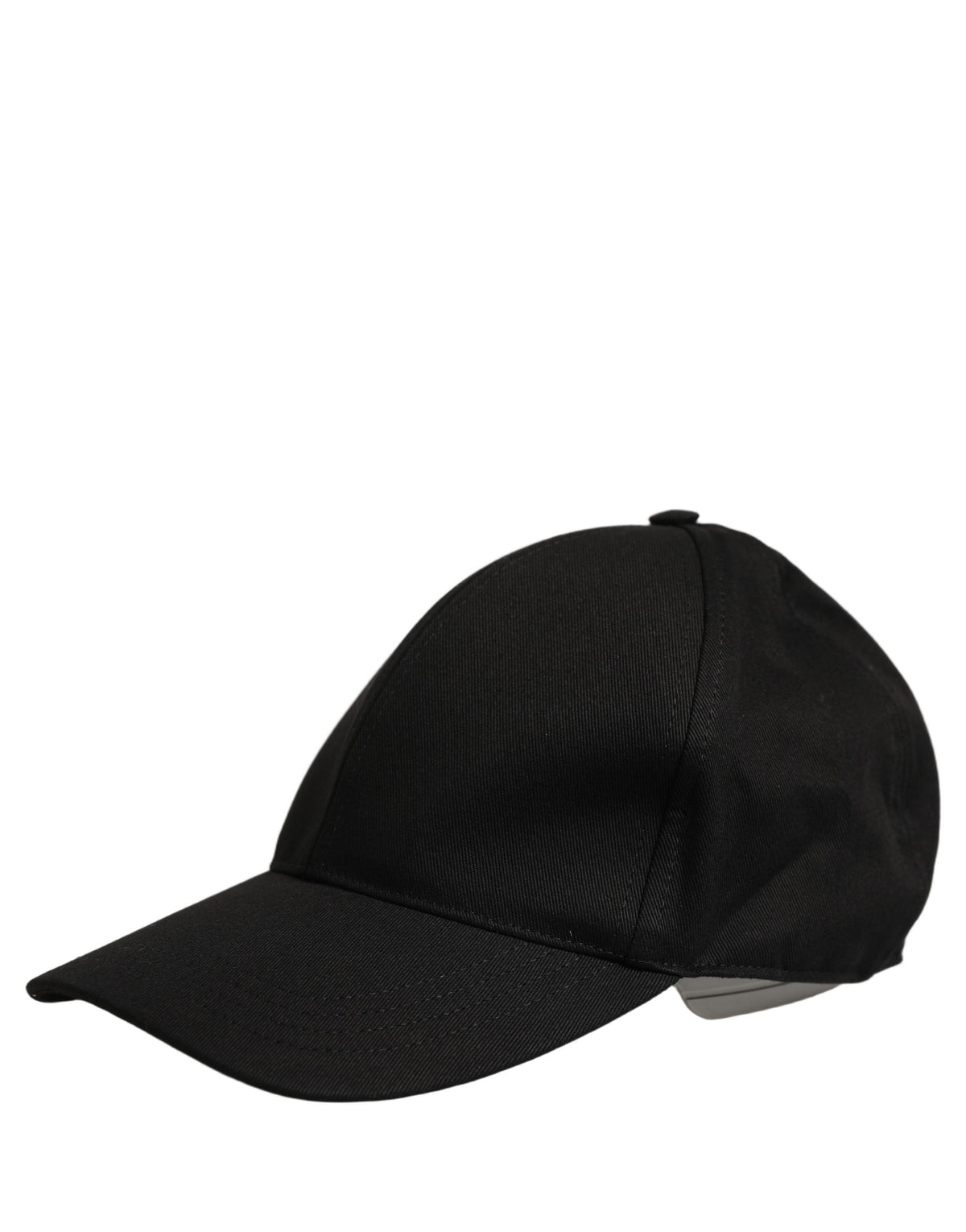 Dolce & Gabbana Men Black Cotton Baseball Capello 6 Panels Hat schwarz