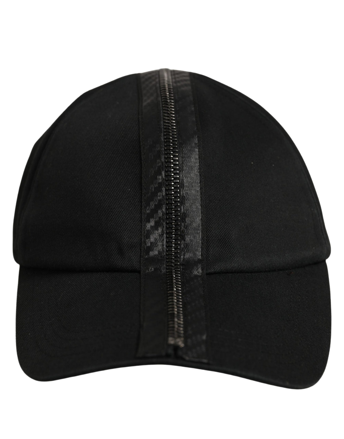 Dolce & Gabbana Men Black Cotton Baseball Cap 6 Panels Hat schwarz