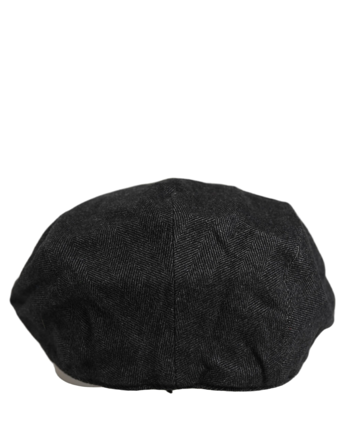 Dolce & Gabbana Men Black Cotton Flat Cloth Newsboy Cap Hat schwarz