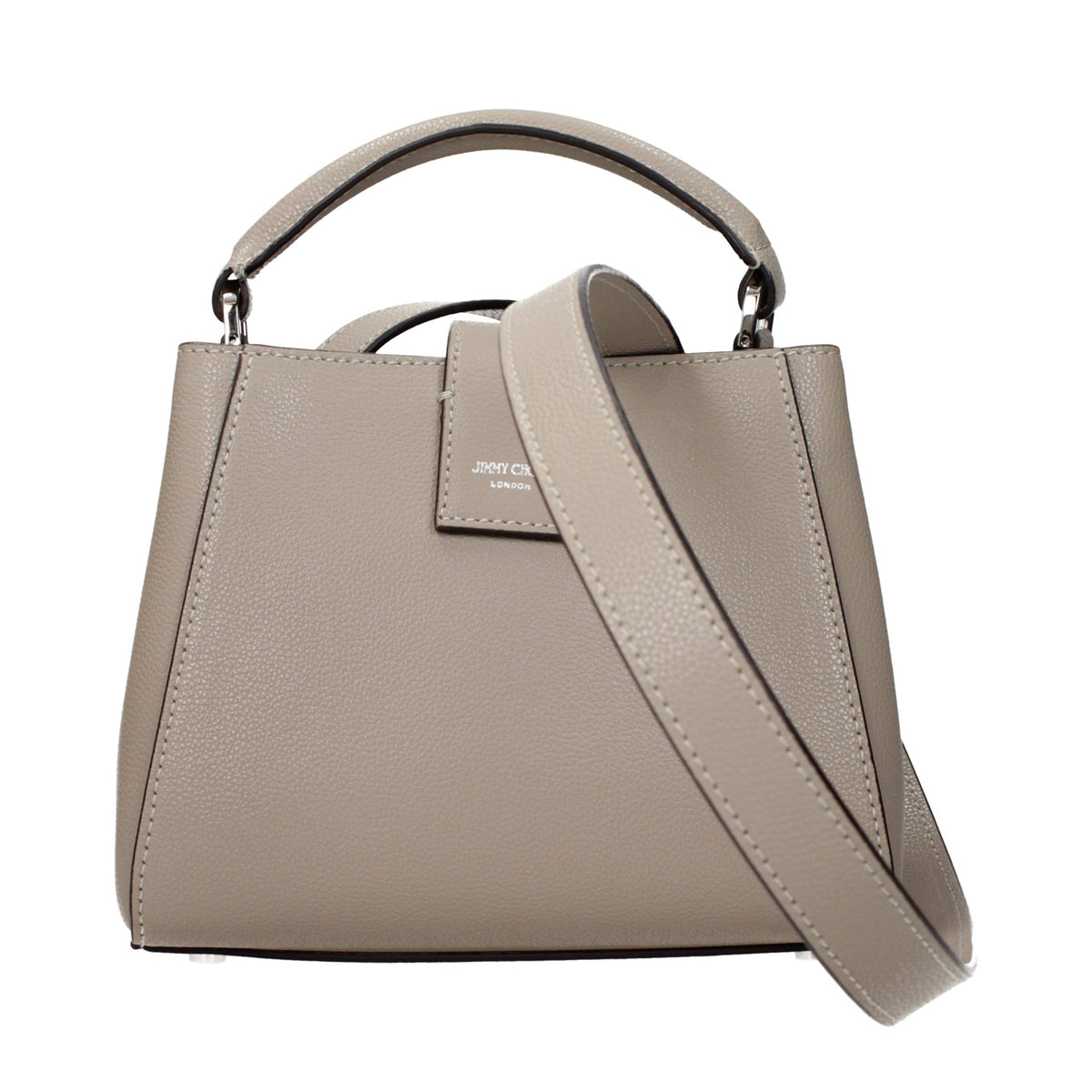 Jimmy Choo Gray Leather Handbag grau