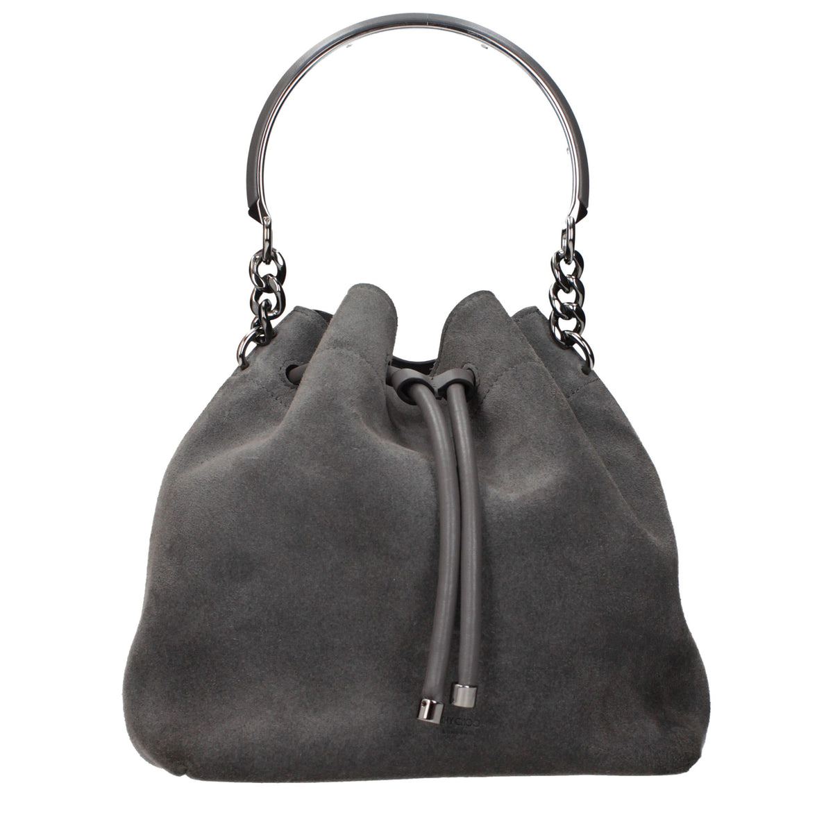 Jimmy Choo Gray Leather Handbag grau