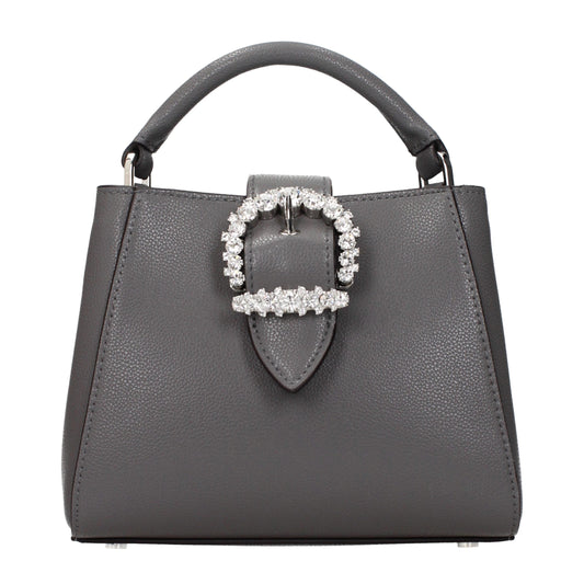 Jimmy Choo Gray Leather Handbag grau