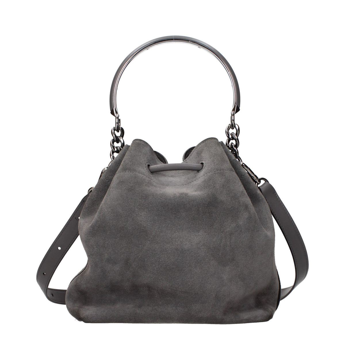 Jimmy Choo Gray Leather Handbag grau