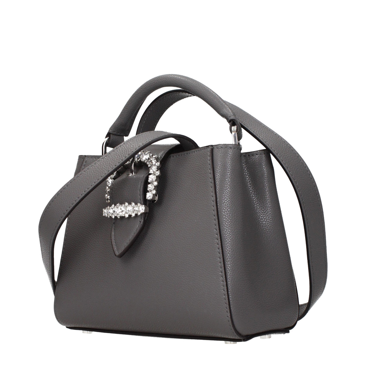 Jimmy Choo Gray Leather Handbag grau