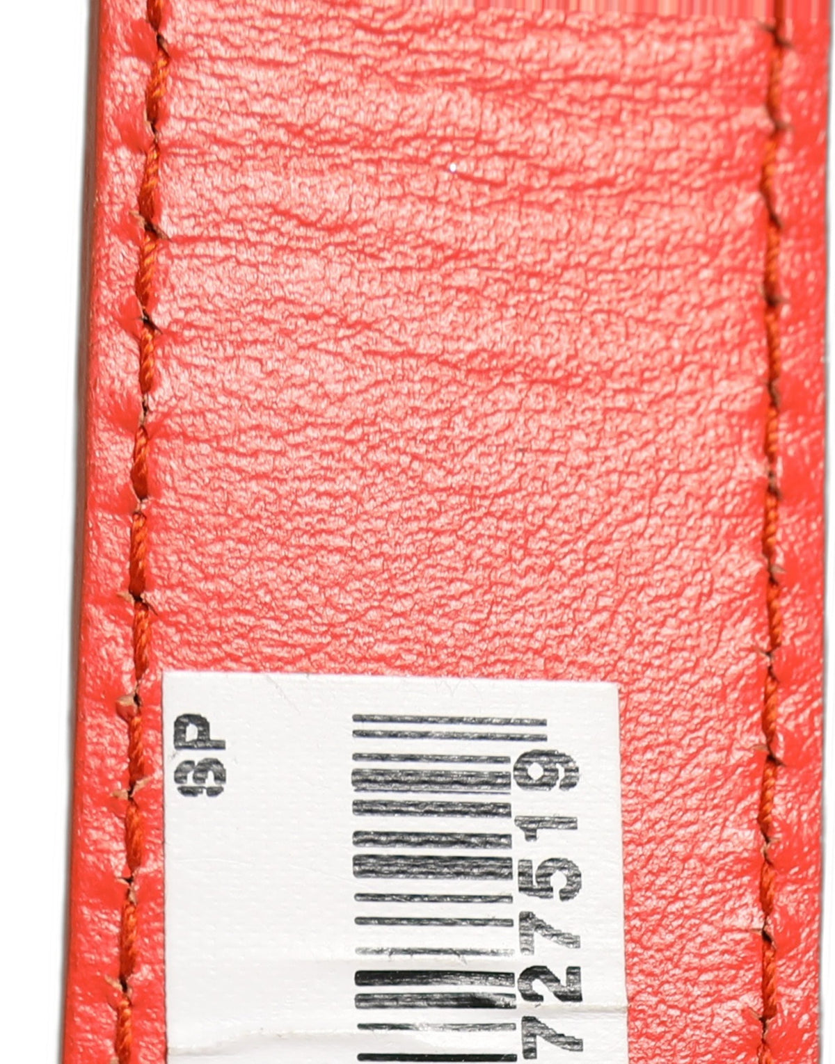 Dolce & Gabbana Red Leather Silver Metal Buckle Cintura Belt rot