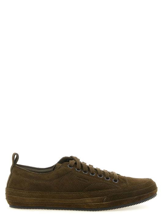 Tom Ford Bicolor Leather Low Top Sneakers multicolor