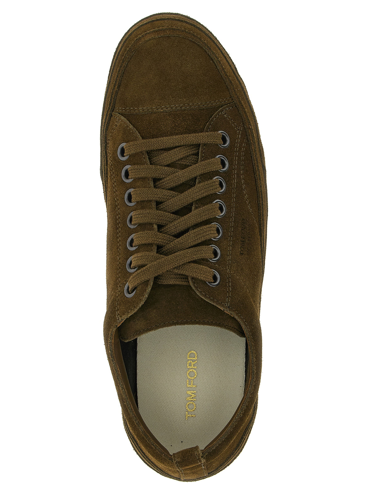 Tom Ford Bicolor Leather Low Top Sneakers multicolor