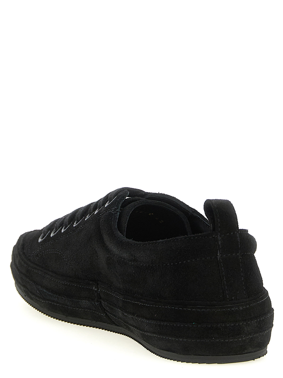 Tom Ford Black Leather Low Top Sneakers schwarz
