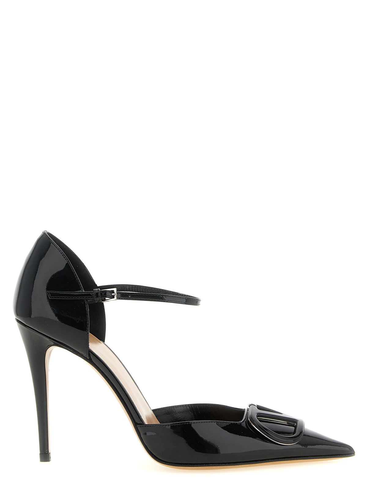 Valentino Garavani Black 'Orsay' Pumps schwarz