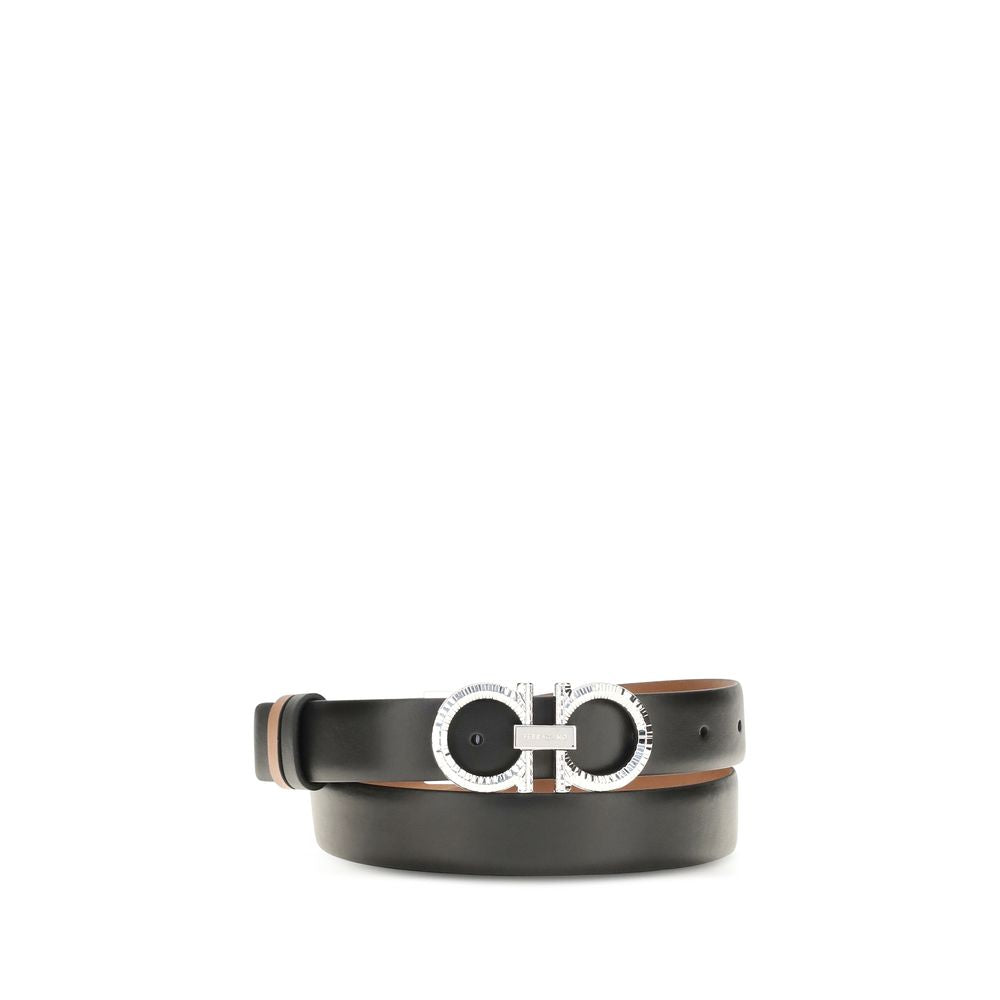 Ferragamo Multicolor Reversible And Adjustable Gancini Belt
