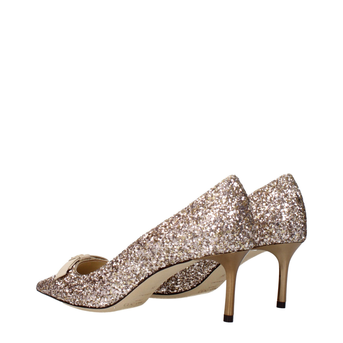 Jimmy Choo Pink Plastic Mid Heel Pumps rosa