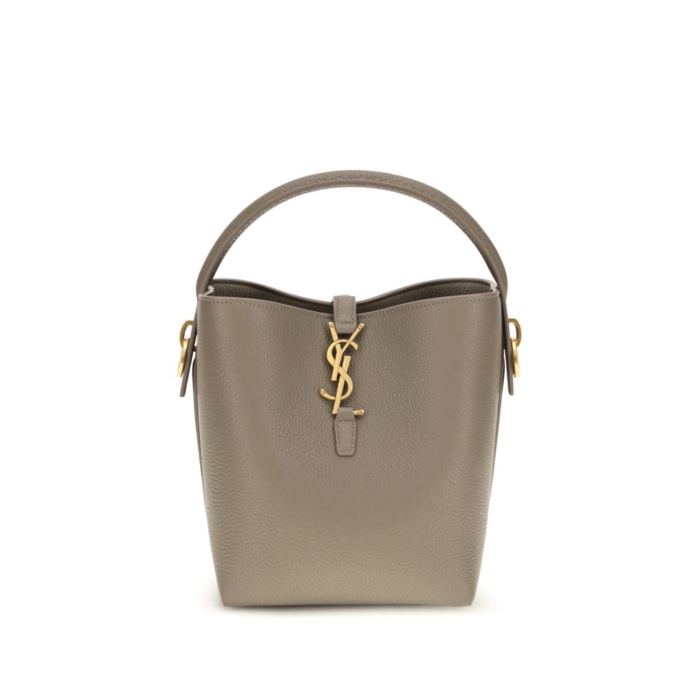 Saint Laurent Beige 'Bucket' Bag