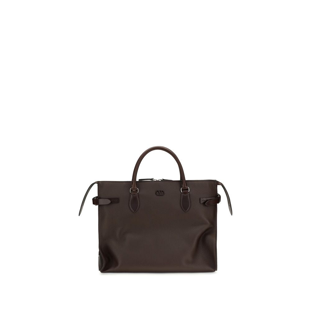 Valentino Garavani Brown 'Antibes' Large Handbag braun