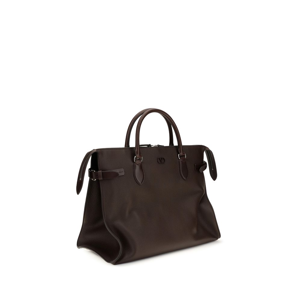 Valentino Garavani Brown 'Antibes' Large Handbag braun