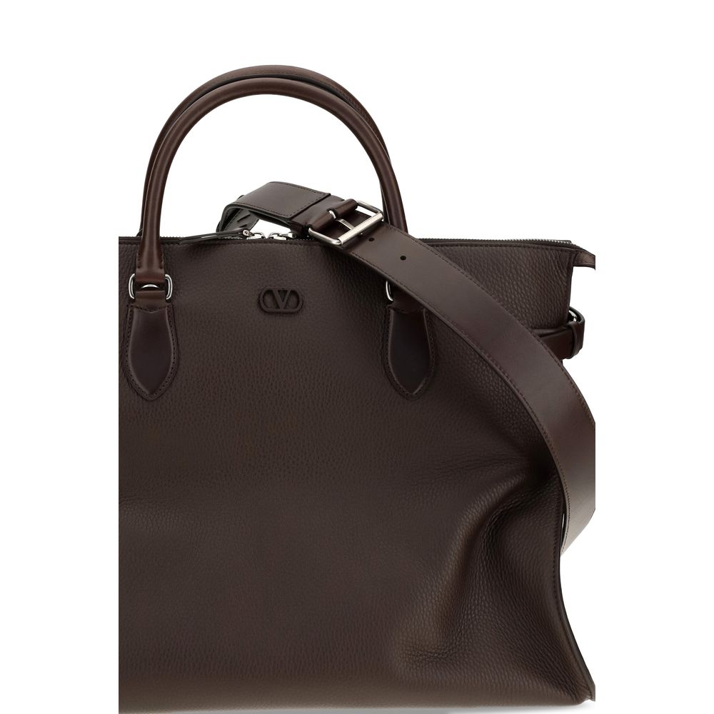 Valentino Garavani Brown 'Antibes' Large Handbag braun