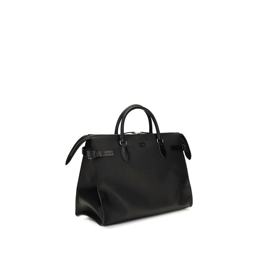 Valentino Garavani Black 'Antibes' Large Handbag schwarz