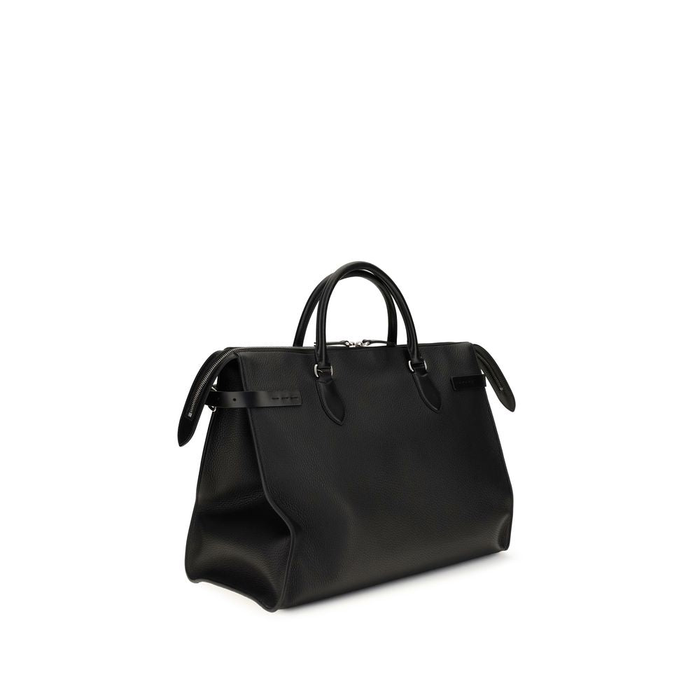 Valentino Garavani Black 'Antibes' Large Handbag schwarz