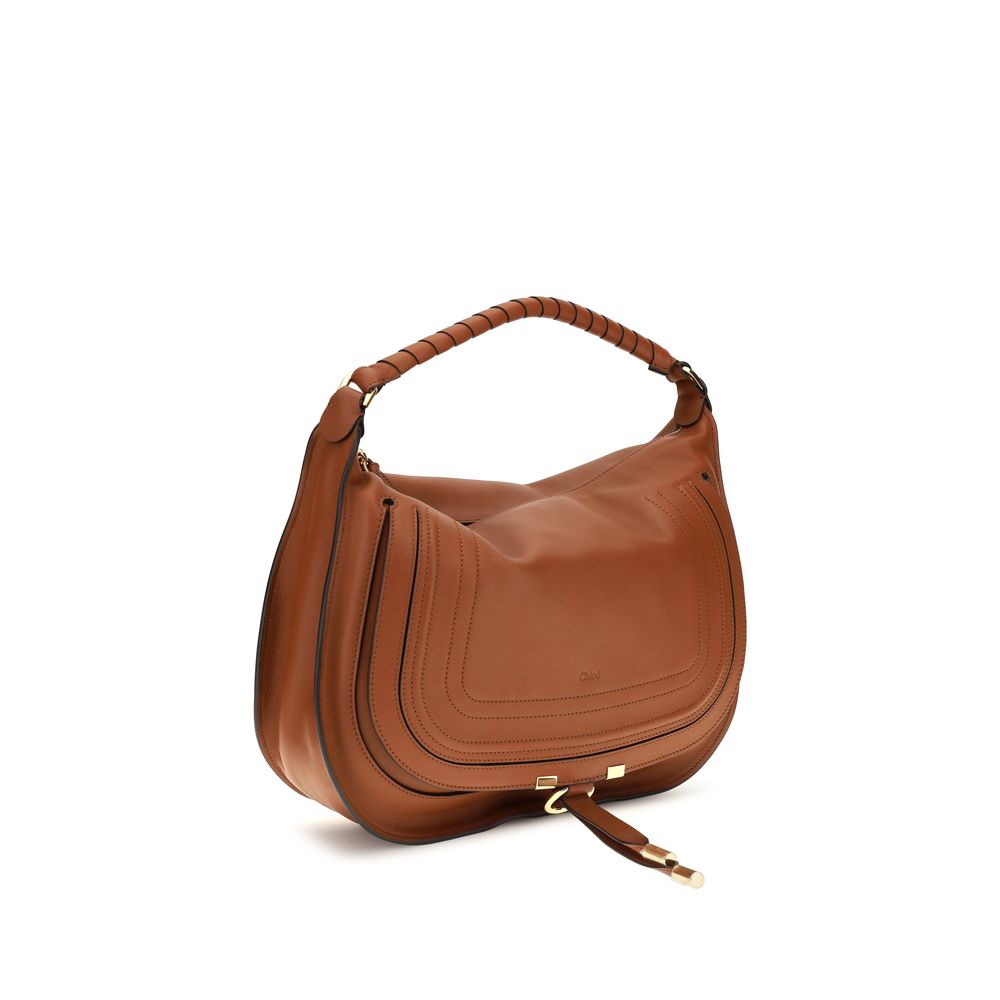 Chloé Brown 'Marcie' Mini Shoulder Bag braun