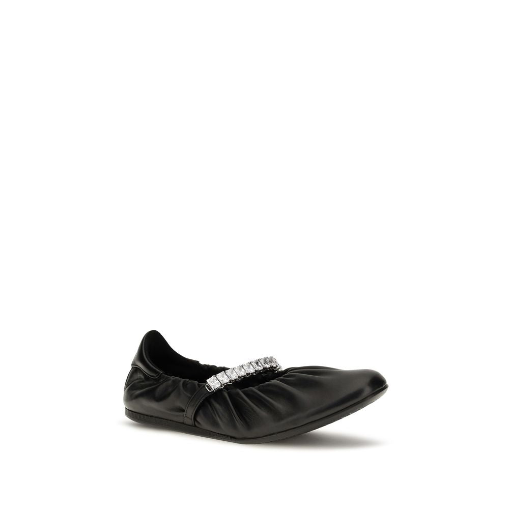 Jimmy Choo Black Jade Ballerinas Flats schwarz
