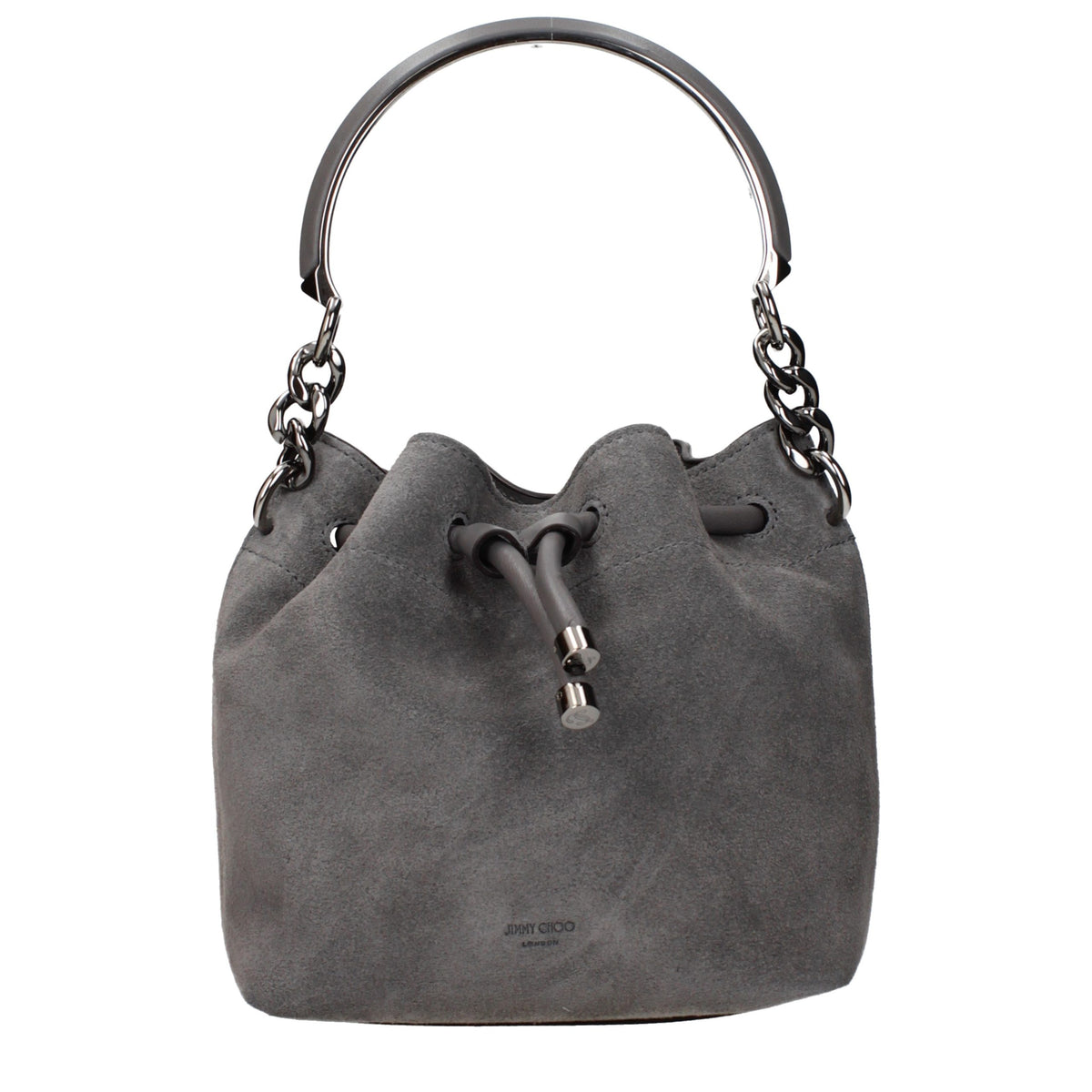Jimmy Choo Gray Leather Handbag grau