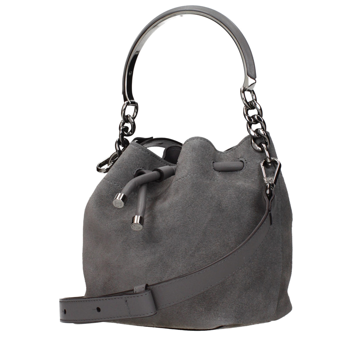 Jimmy Choo Gray Leather Handbag grau