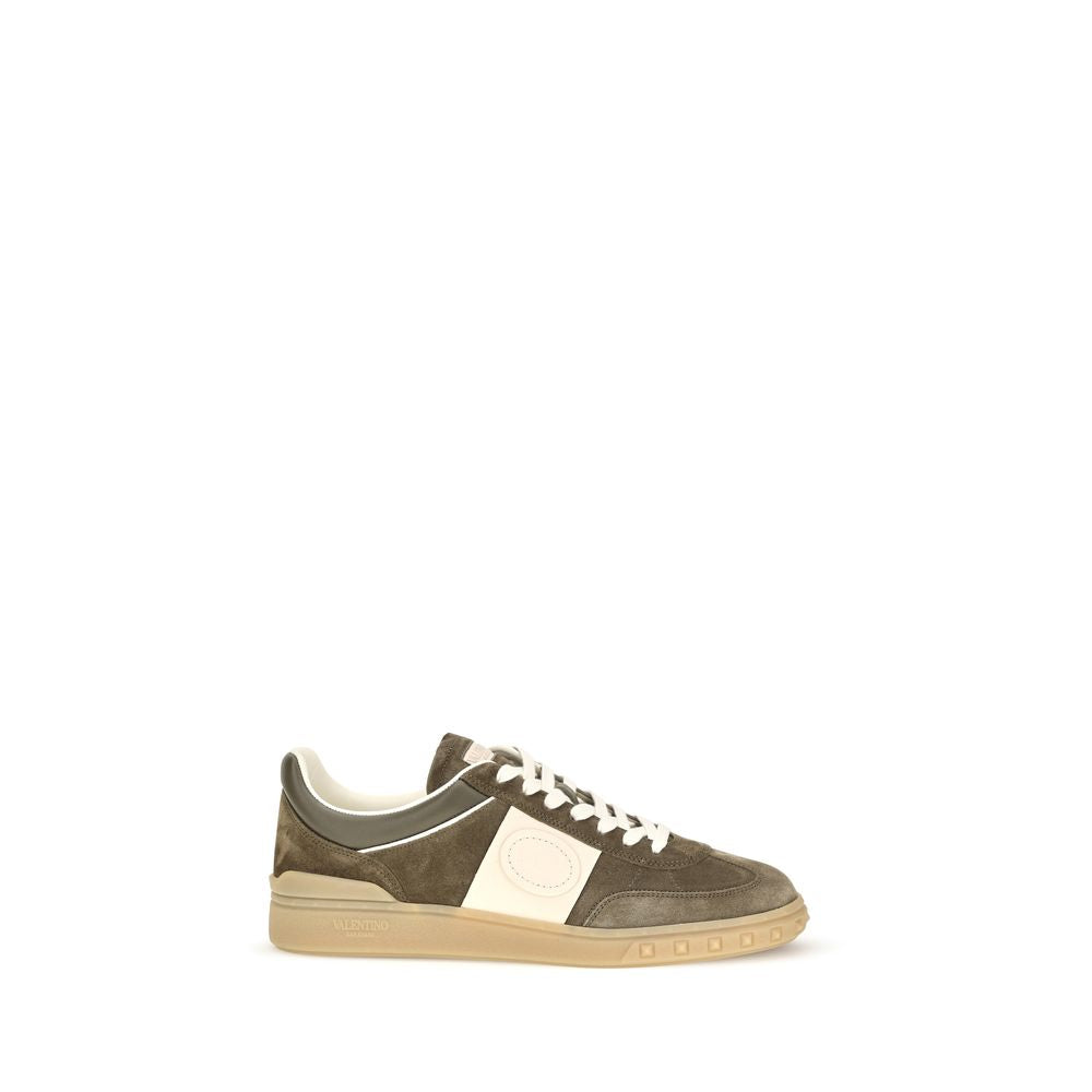 Valentino Garavani Bicolor 'Rockstud Low Top' Sneakers multicolor