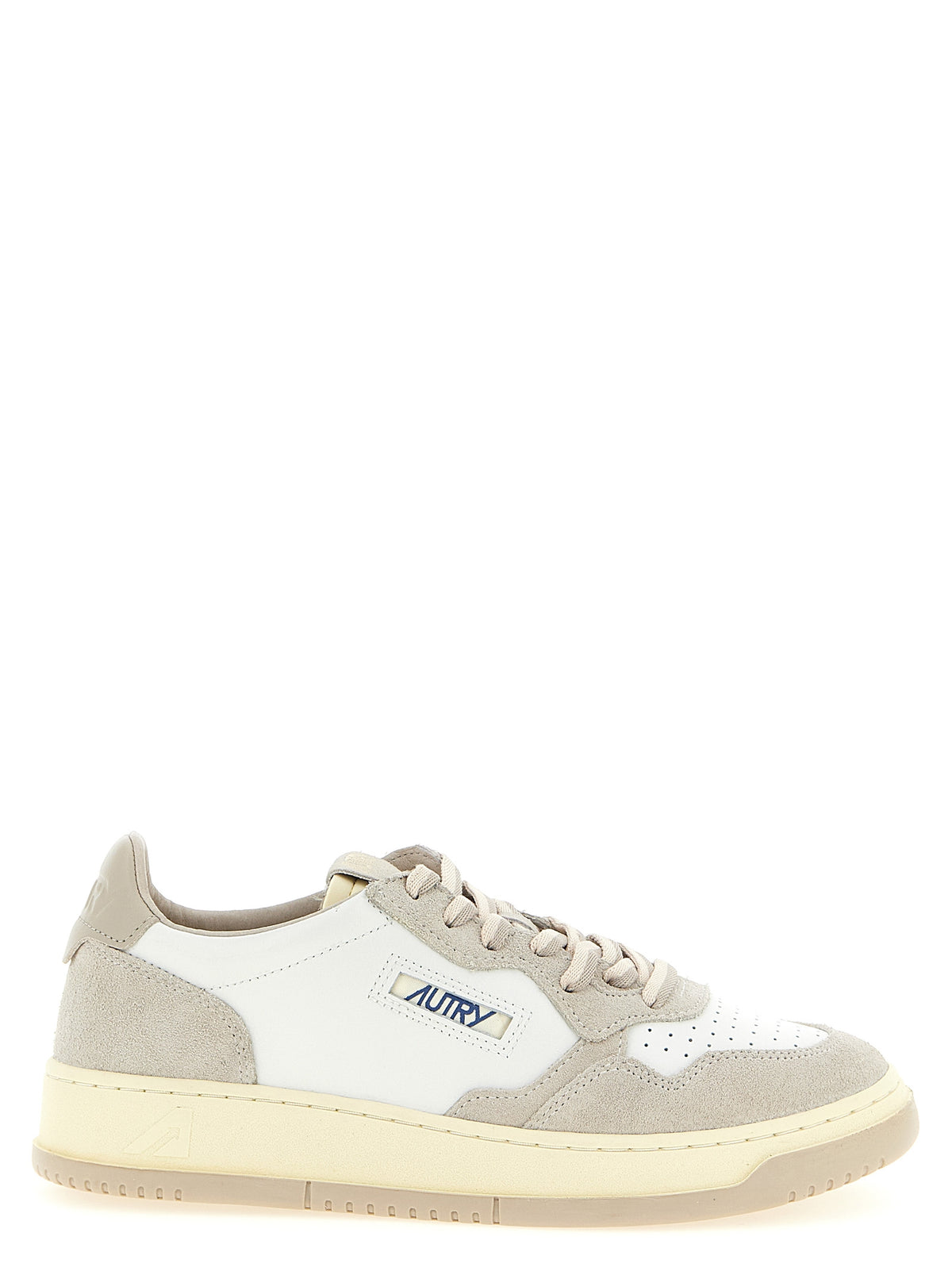 Autry Gray Cowhide Low Top Sneakers grau
