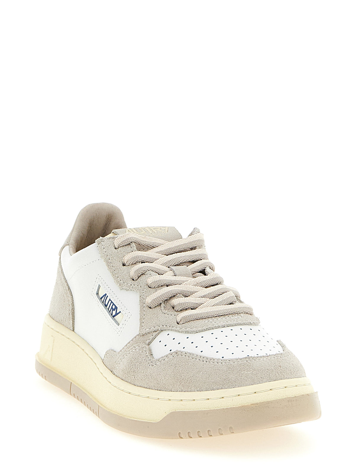 Autry Gray Cowhide Low Top Sneakers grau