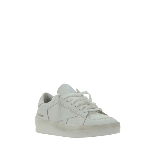 Golden Goose White 'Low Top' Sneakers weiss