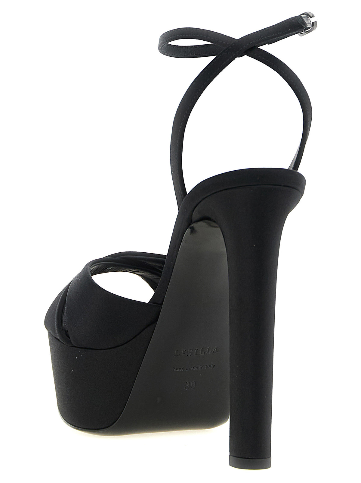 LE SILLA Black 'Odette' Sandals schwarz