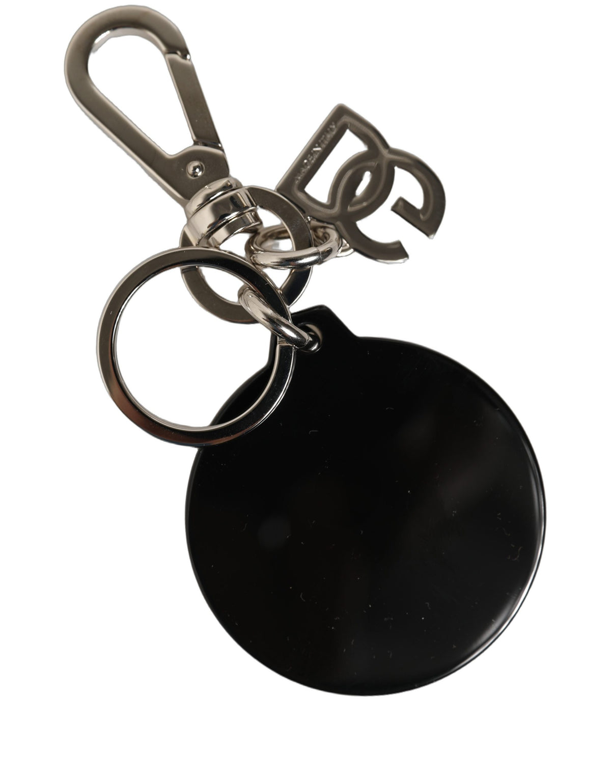 Dolce & Gabbana Black Kaisen Panda Chibi Charm Metal Keychain Keyring schwarz