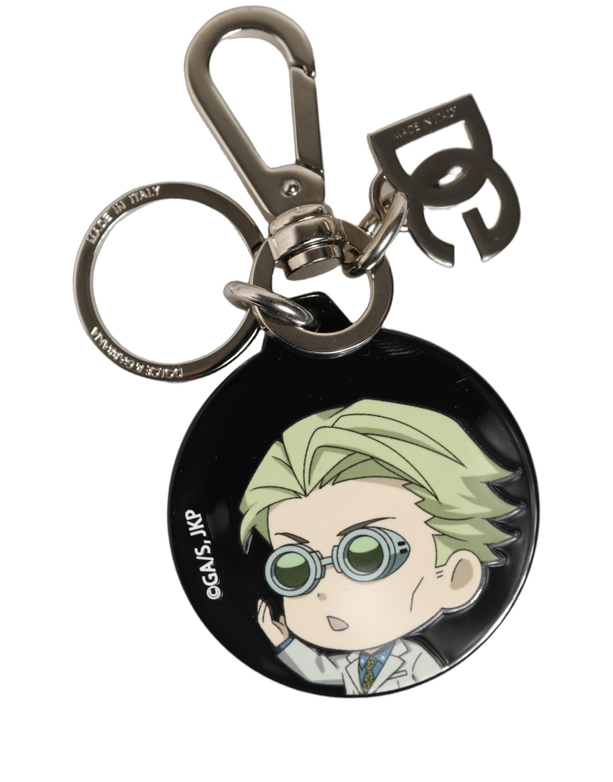 Dolce & Gabbana Black Kaisen Kento Nanami Charm Metal Keychain Keyring schwarz