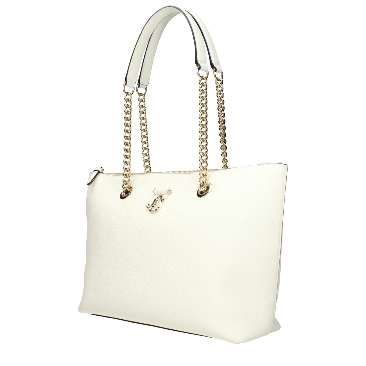 Jimmy Choo White Leather Shoulder Bag weiss