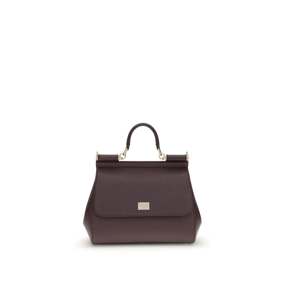 Dolce & Gabbana Bordeaux 'My Sicily' Handbag