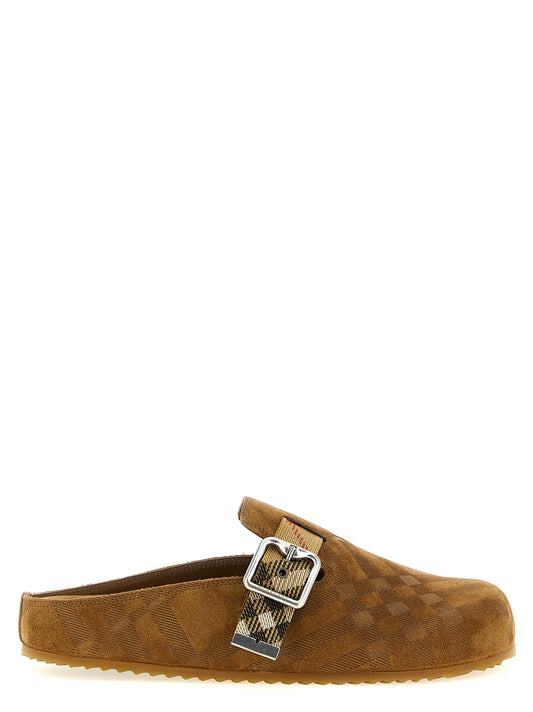 Burberry Brown 'Slip-On' Clogs braun
