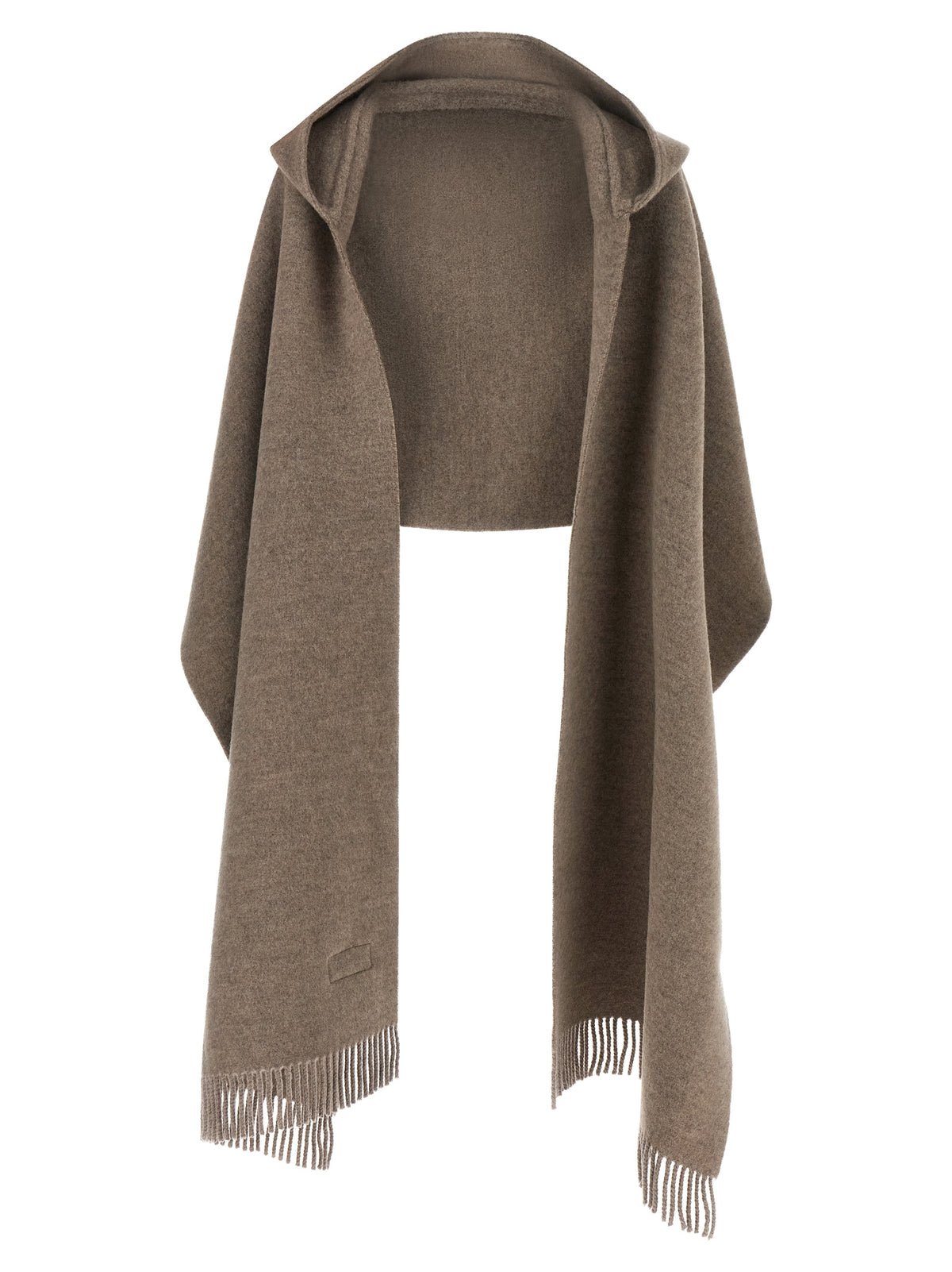 Brunello Cucinelli Brown Wool Scarf braun