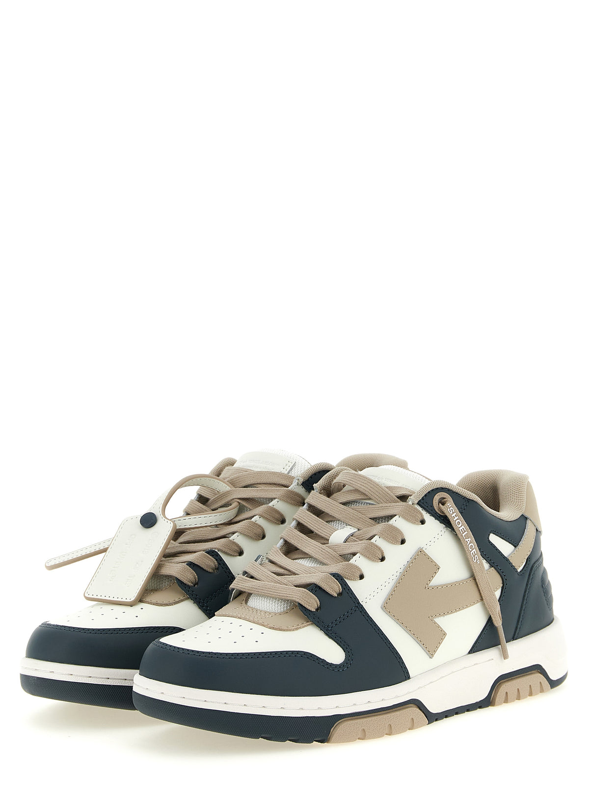 Off-White Multicolor Cowhide Low Top Sneakers weiss