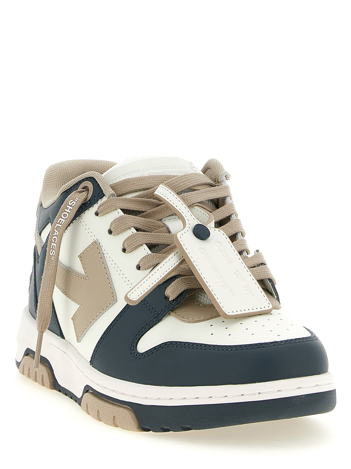 Off-White Multicolor Cowhide Low Top Sneakers weiss