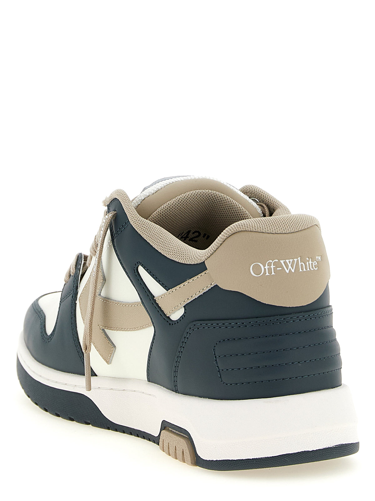 Off-White Multicolor Cowhide Low Top Sneakers weiss