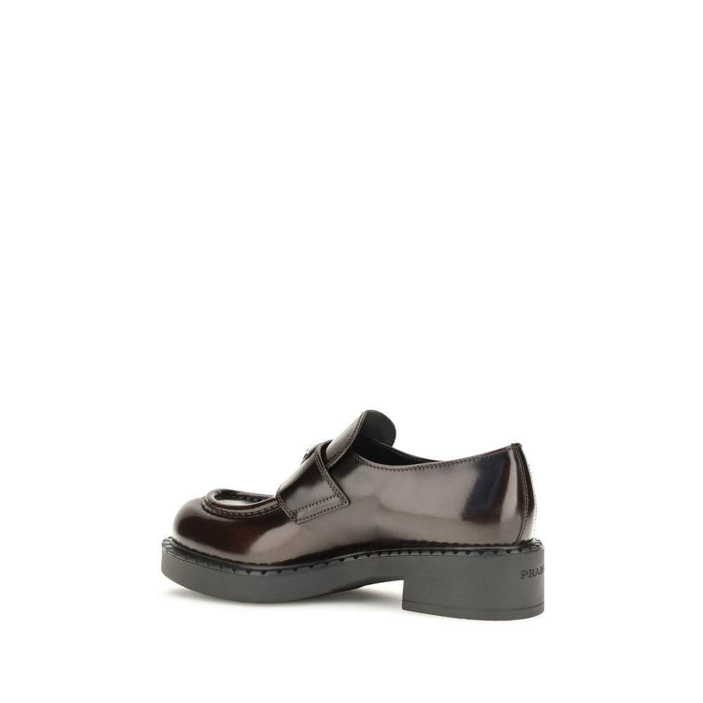 Prada Brown 'Slip-On' Loafers braun
