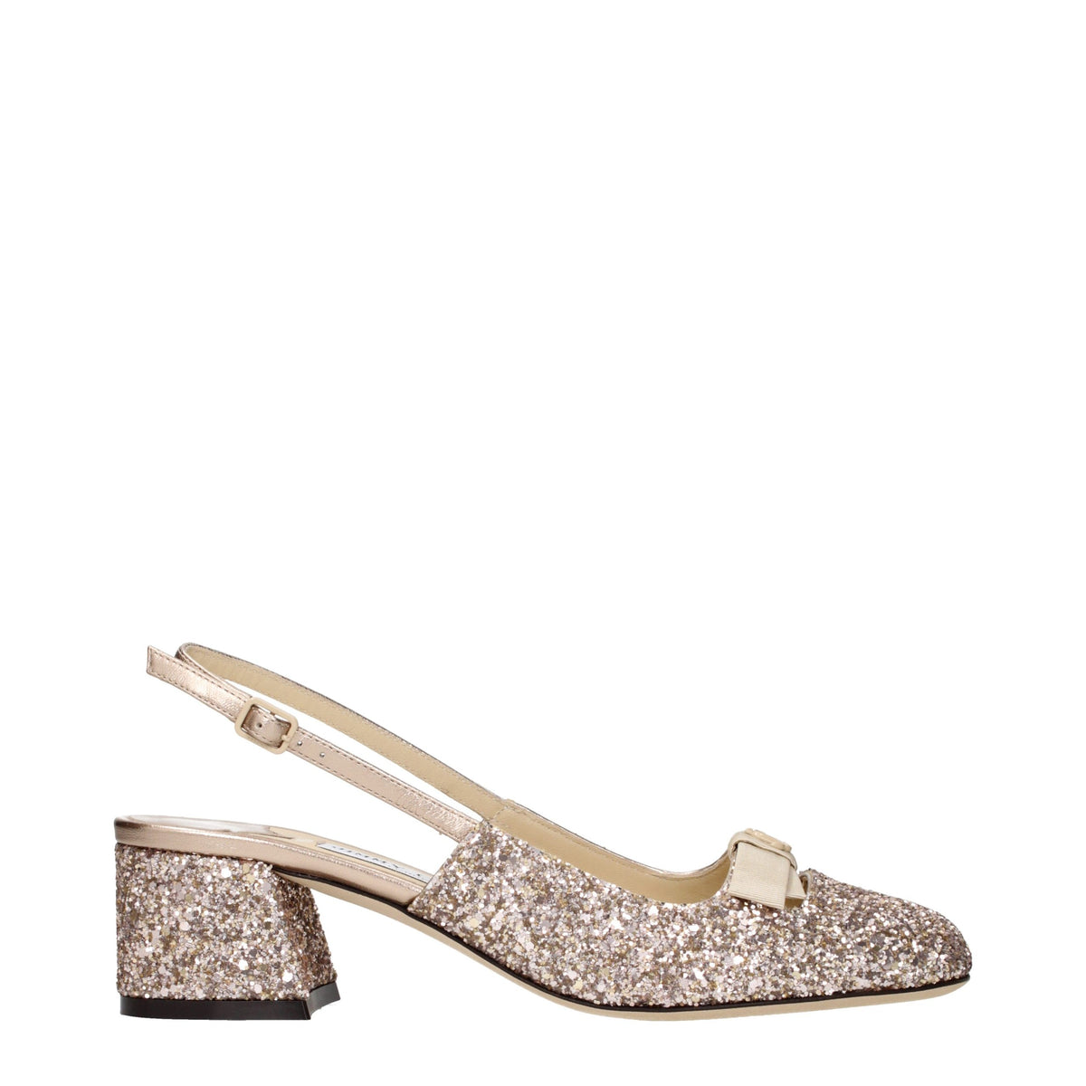 Jimmy Choo Pink Plastic Flat Sandals rosa