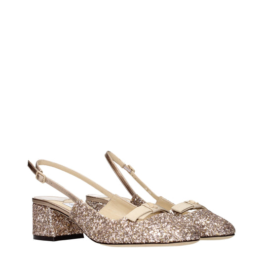 Jimmy Choo Pink Plastic Flat Sandals rosa