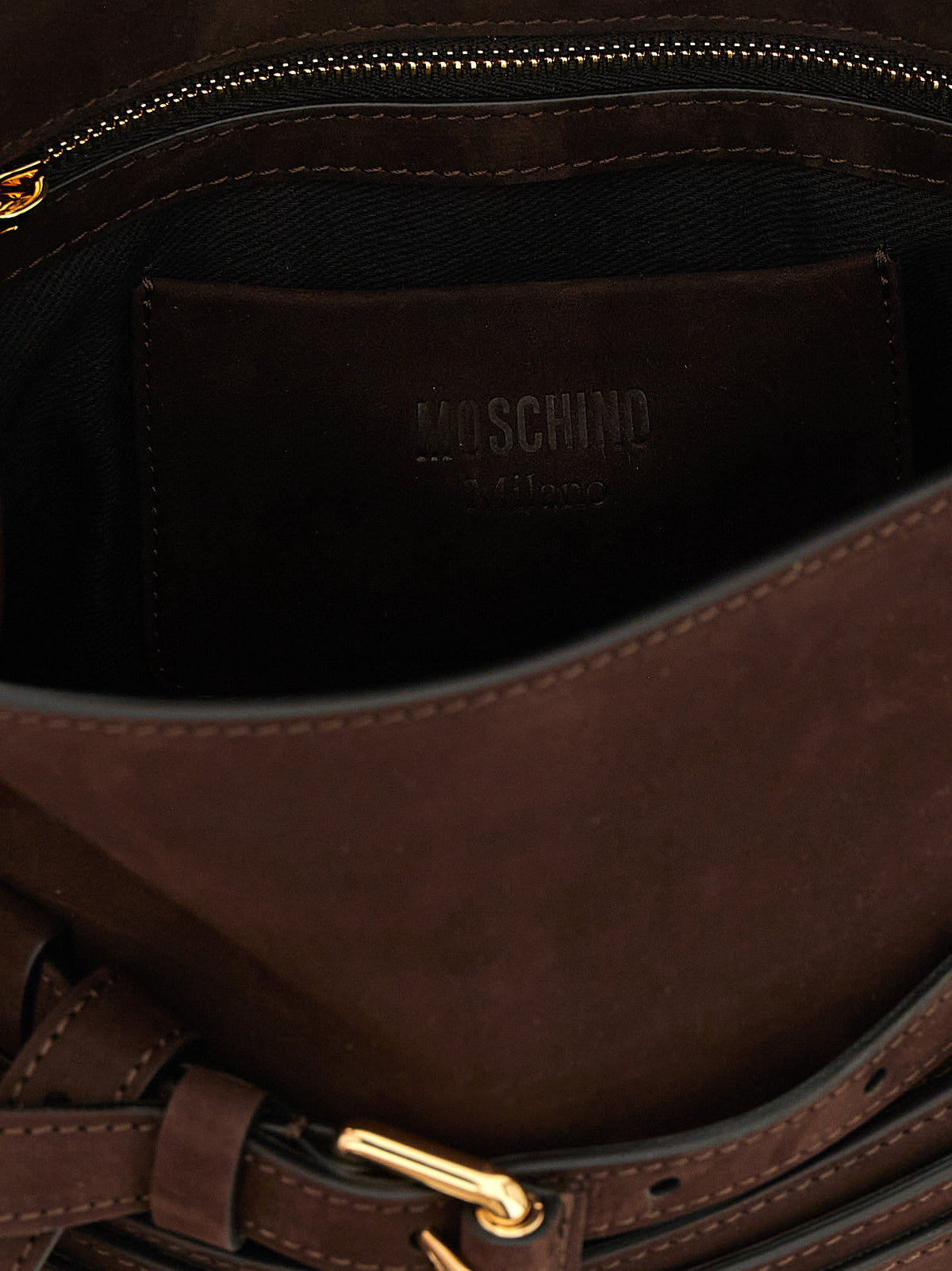 Moschino Brown 'Tie Me' Handbag braun