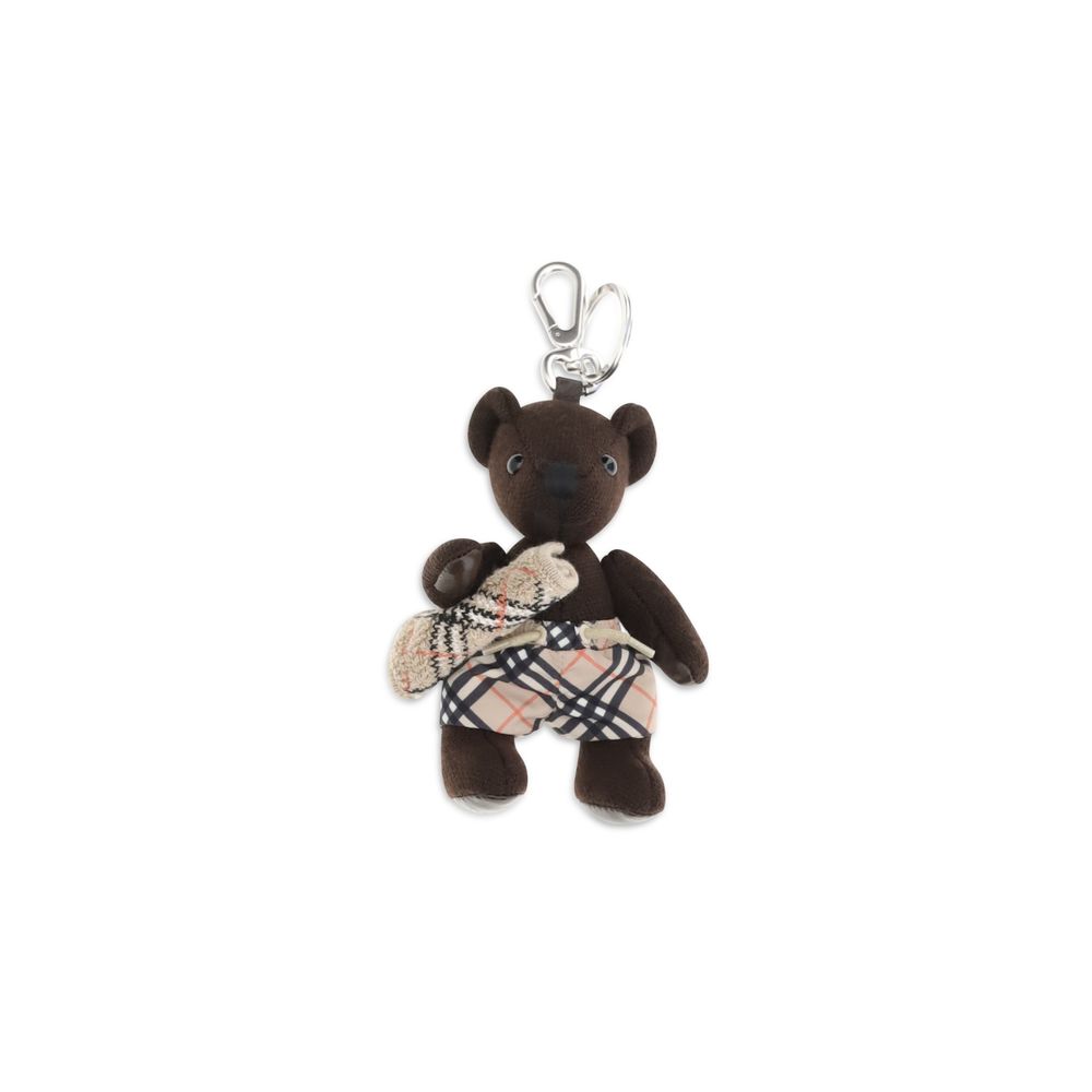 Burberry Brown Wool Oves Aries Keychain braun