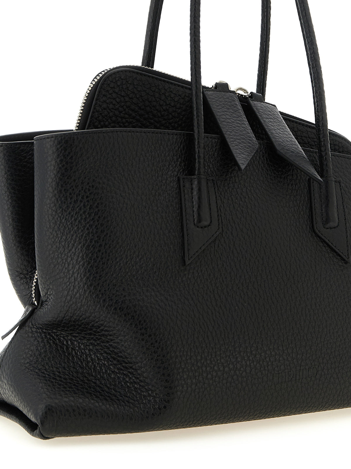 The Attico Black 'La Passeggiata Medium' Shoulder Bag schwarz