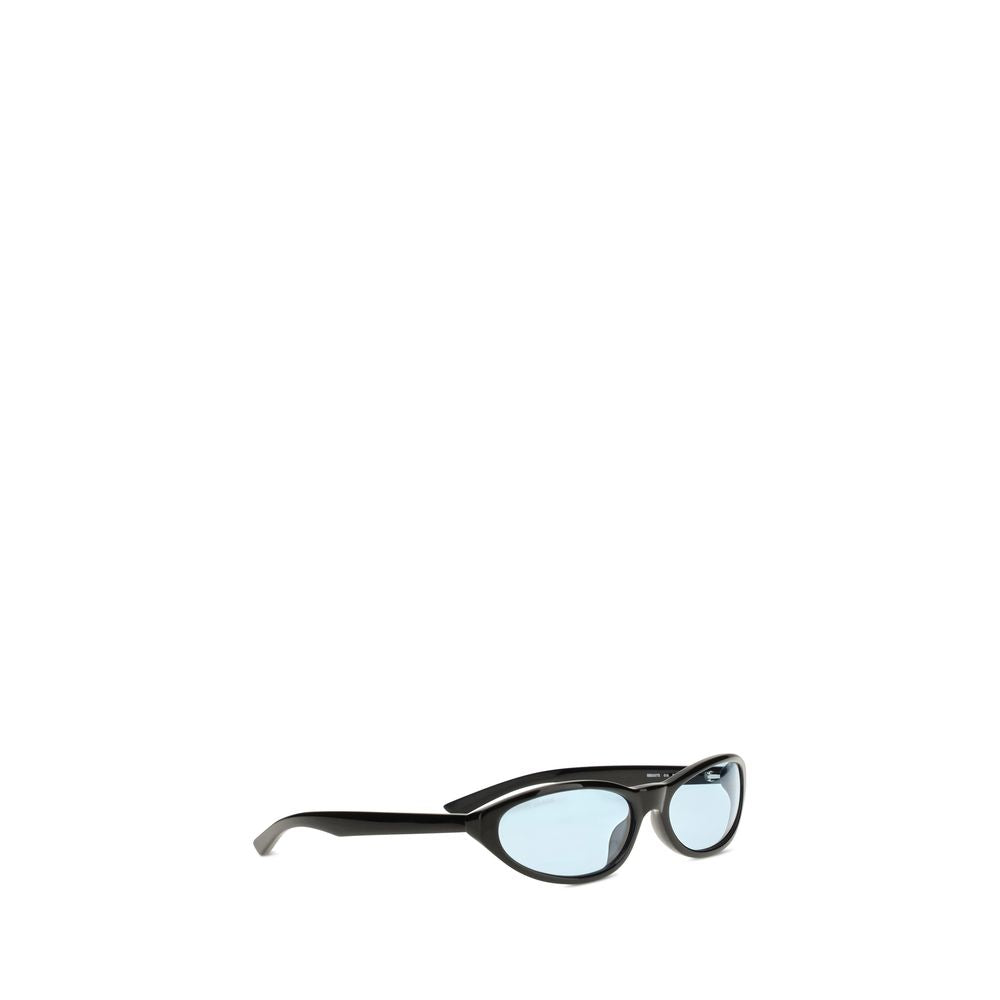 Balenciaga Black Neo Round Sunglasses schwarz