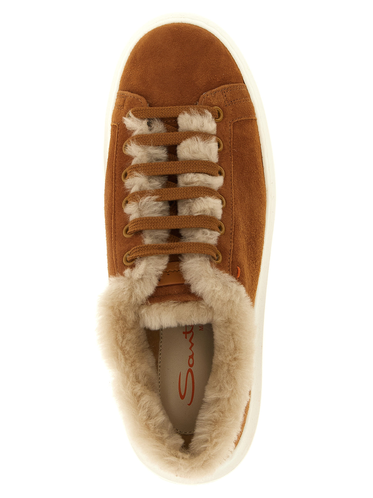 Santoni Brown 'Cleanmount' Sneakers braun