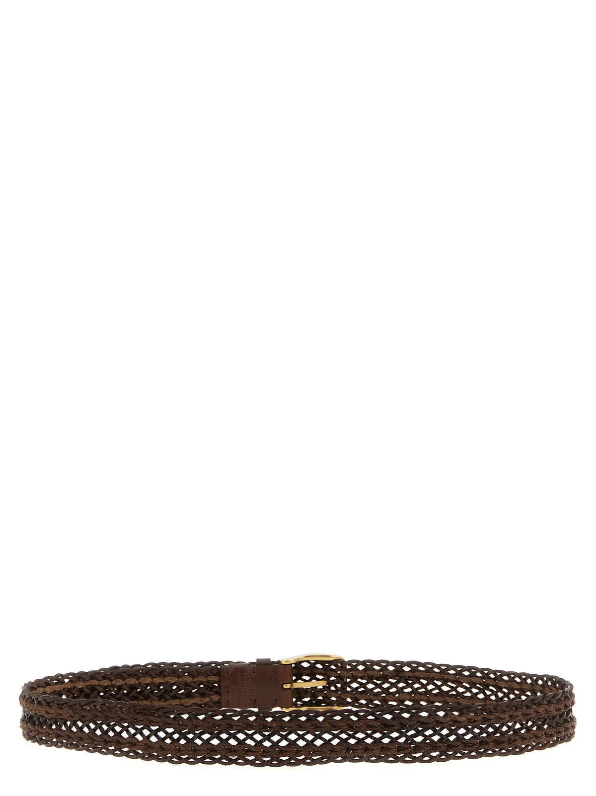 Brunello Cucinelli Brown Calfskin Belt braun