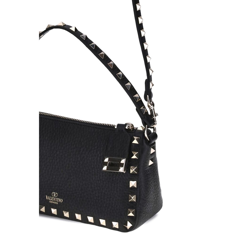 Valentino Garavani Black 'Rockstud' Mini Shoulder Bag schwarz